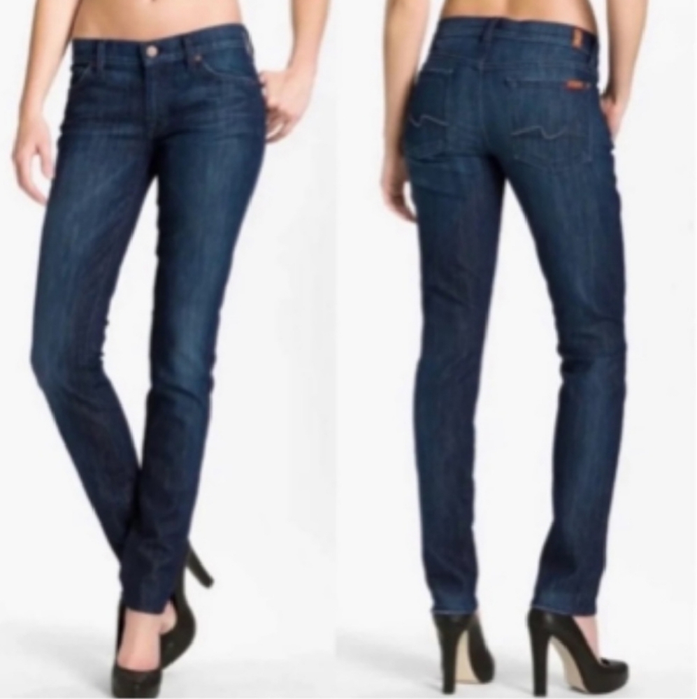 7 For All Mankind Roxanne Dark Wash Jeans